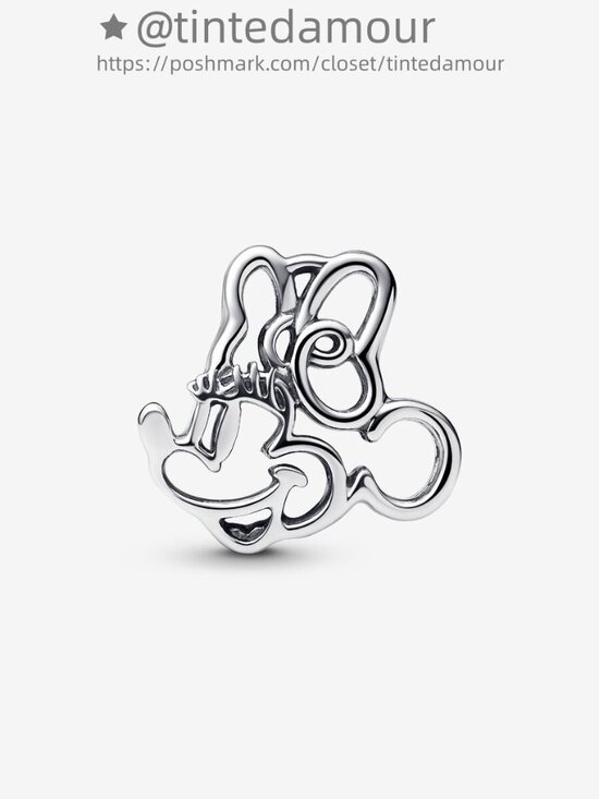 Pandora Disney Minnie Mouse Openwork Charm|Pendant - Picture 2 of 6